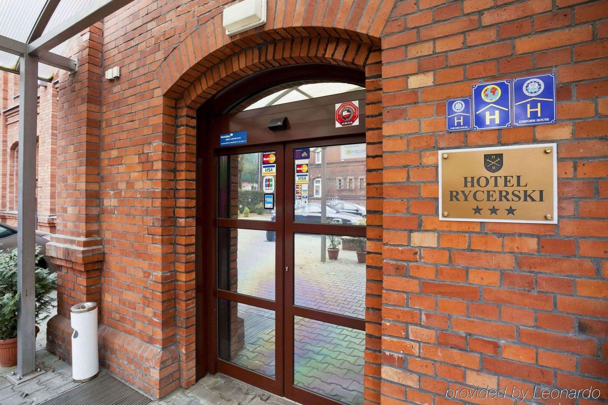 Hotel Rycerski Szczecin Exterior foto
